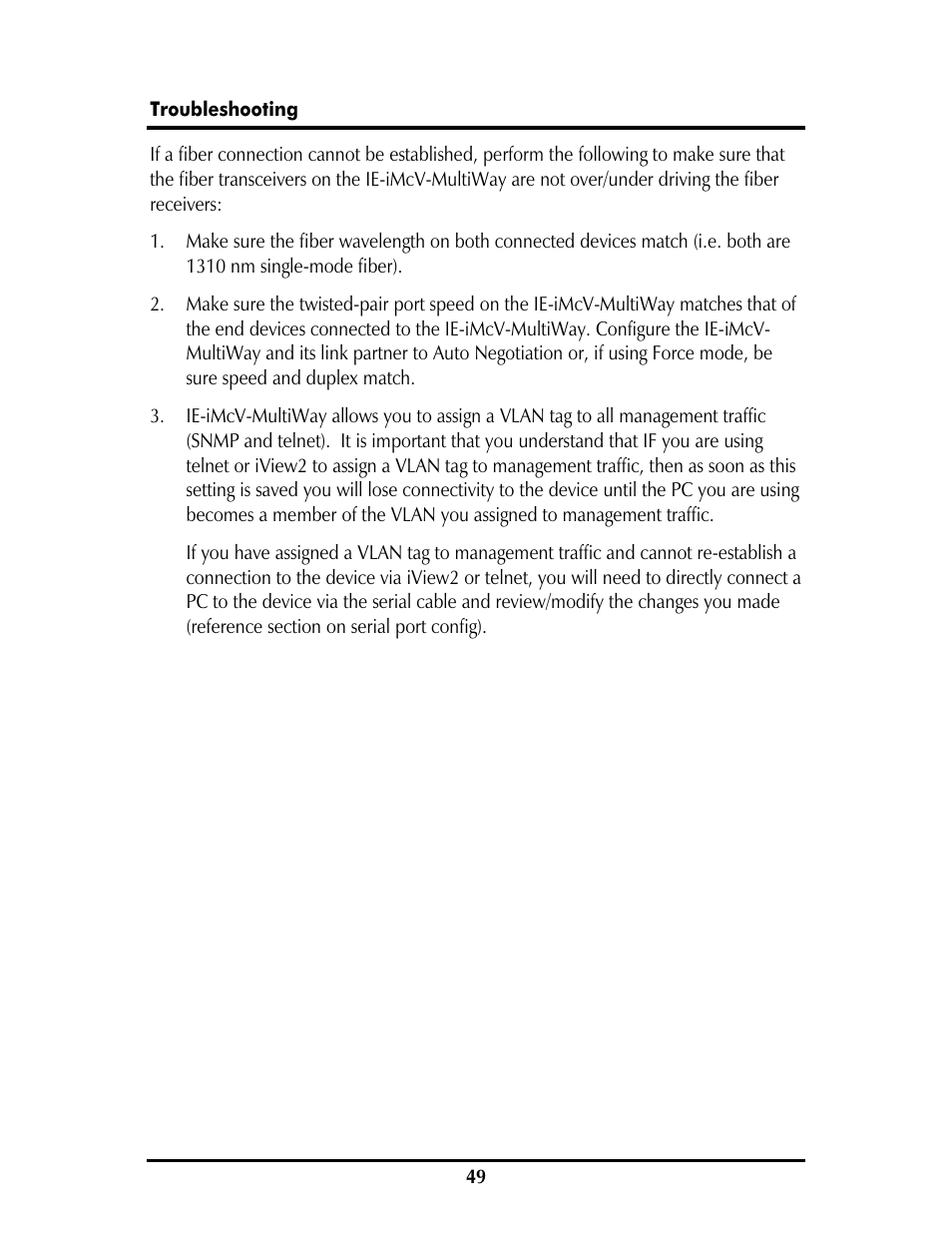 IMC Networks IE-IMCV User Manual | Page 53 / 60