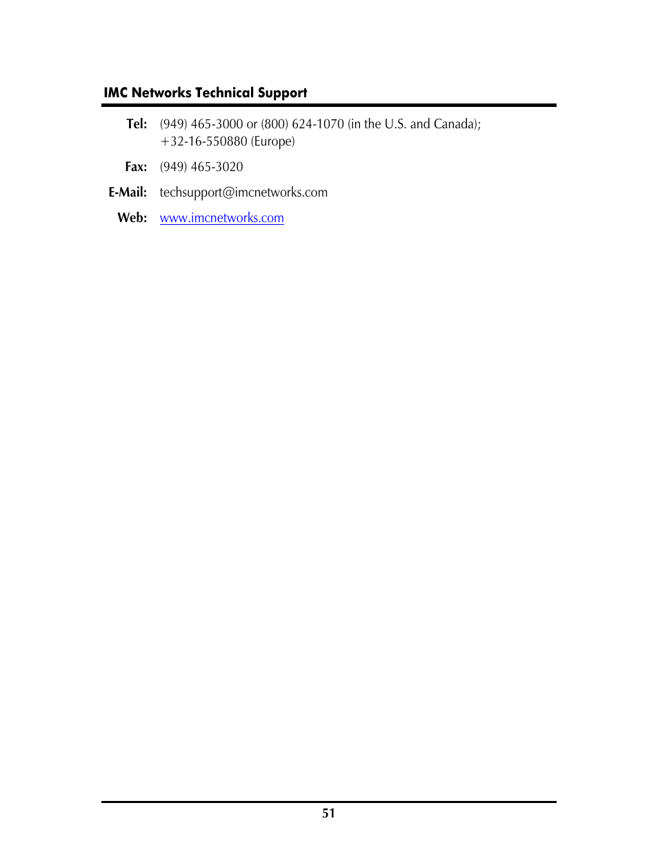 IMC Networks IE-IMCV User Manual | Page 55 / 60