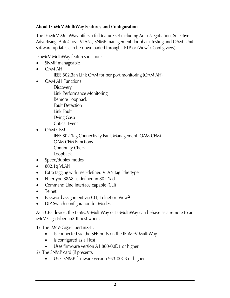 IMC Networks IE-IMCV User Manual | Page 6 / 60
