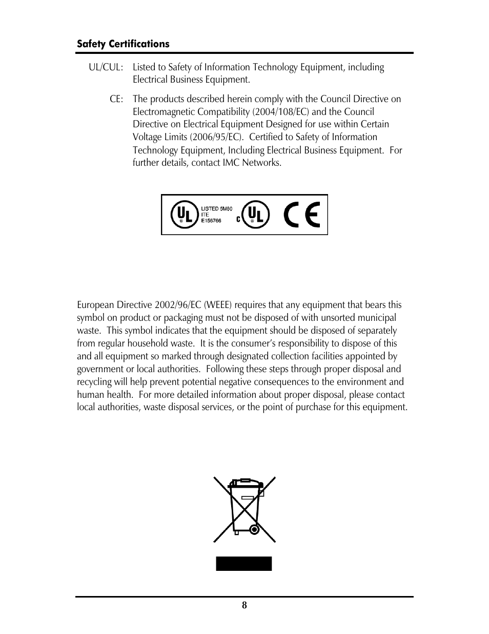 IMC Networks McPC 100 Mbps User Manual | Page 11 / 12