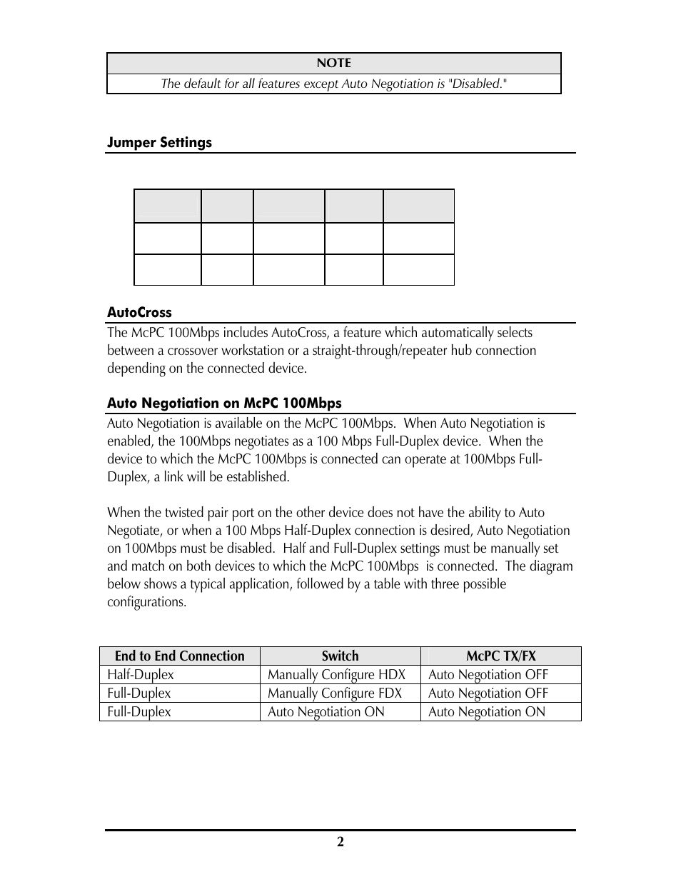 IMC Networks McPC 100 Mbps User Manual | Page 5 / 12