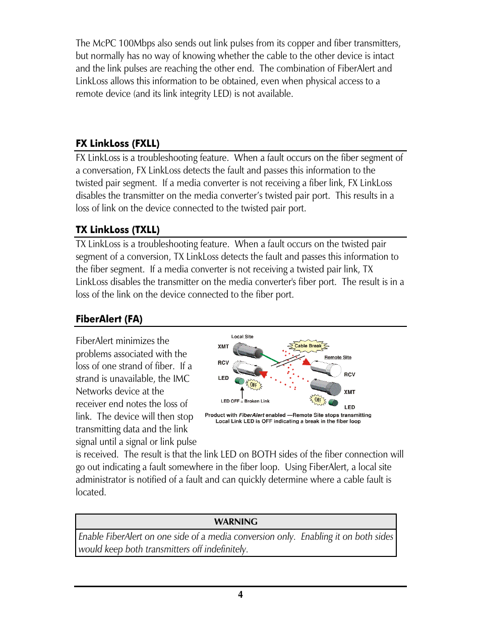 IMC Networks McPC 100 Mbps User Manual | Page 7 / 12