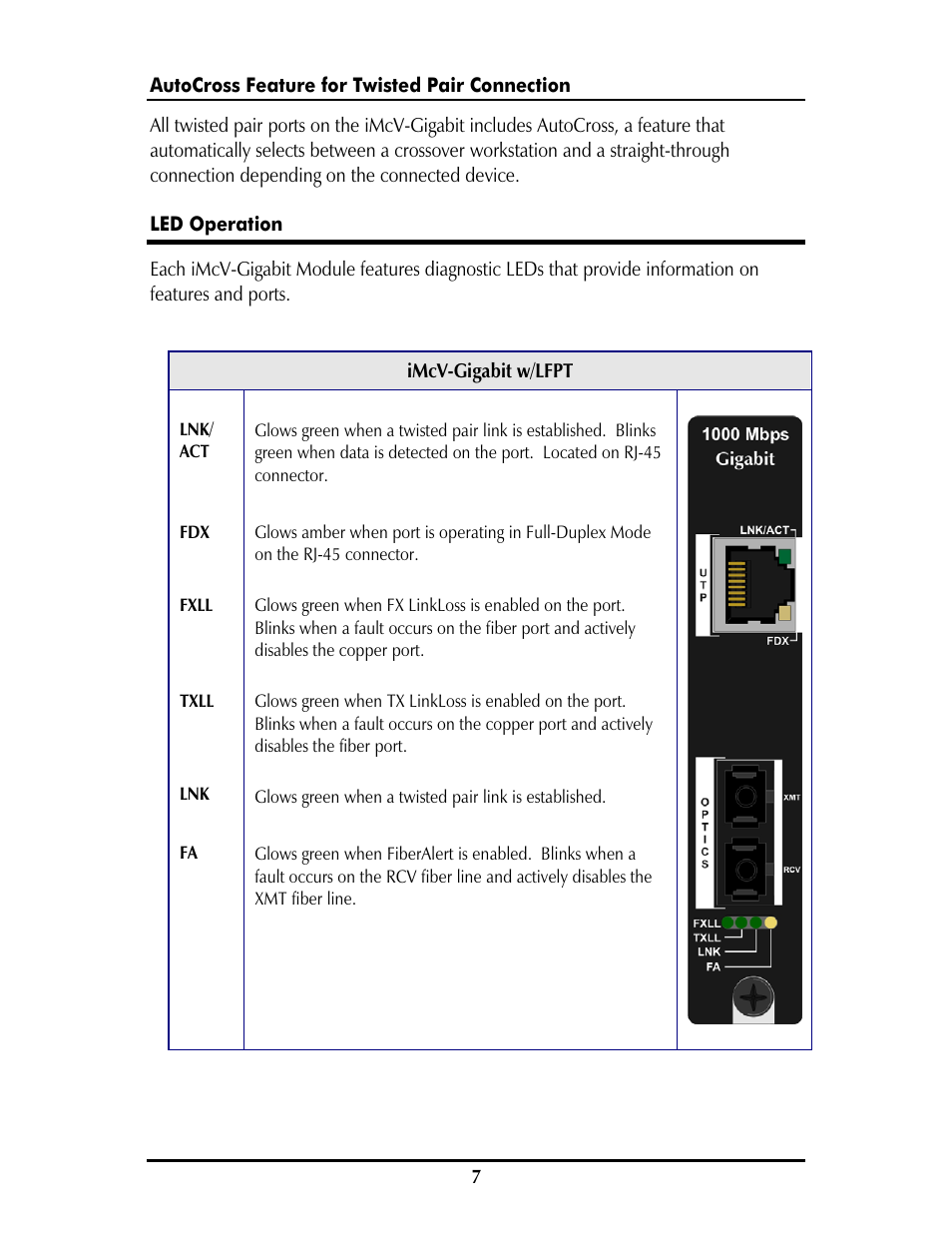 IMC Networks iMcV-Gigabit User Manual | Page 10 / 16