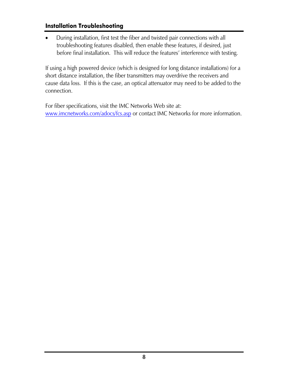 IMC Networks iMcV-Gigabit User Manual | Page 11 / 16