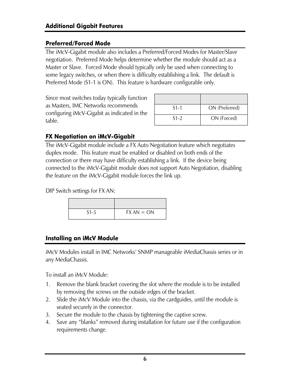 IMC Networks iMcV-Gigabit User Manual | Page 9 / 16
