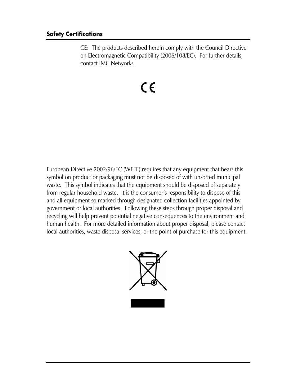 IMC Networks iMcV-PSE-MidSpan User Manual | Page 11 / 12