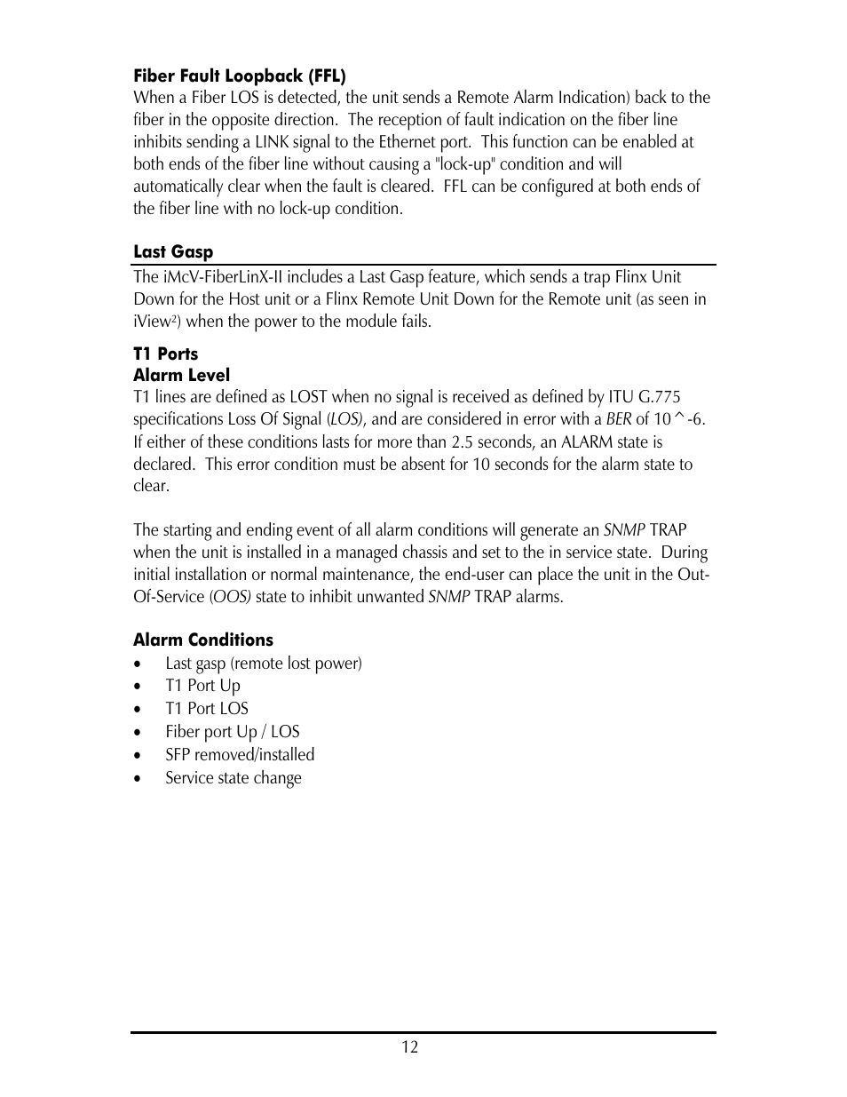 IMC Networks IE-IMCV-T1-MUX/4 User Manual | Page 16 / 36