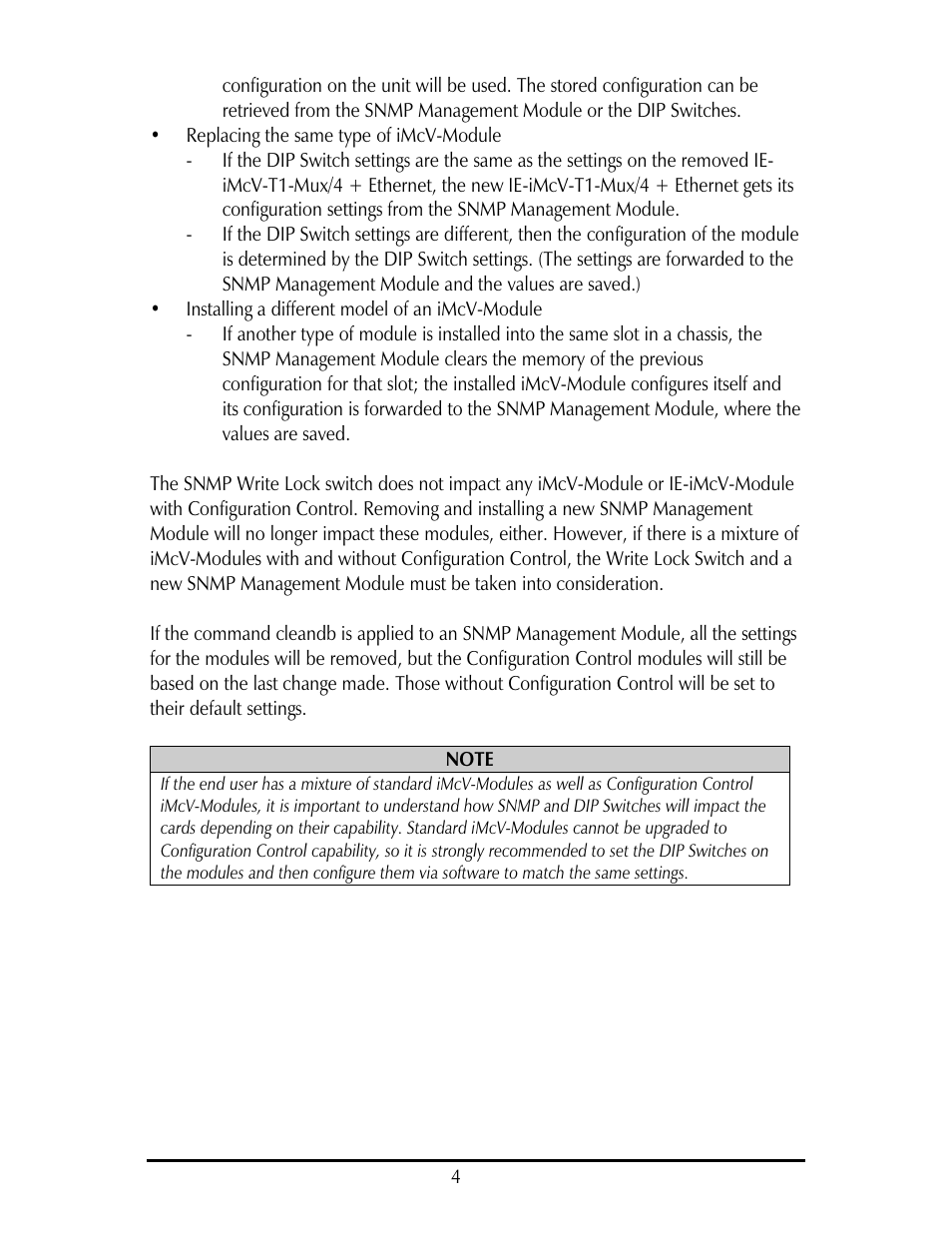 IMC Networks IE-IMCV-T1-MUX/4 User Manual | Page 8 / 36