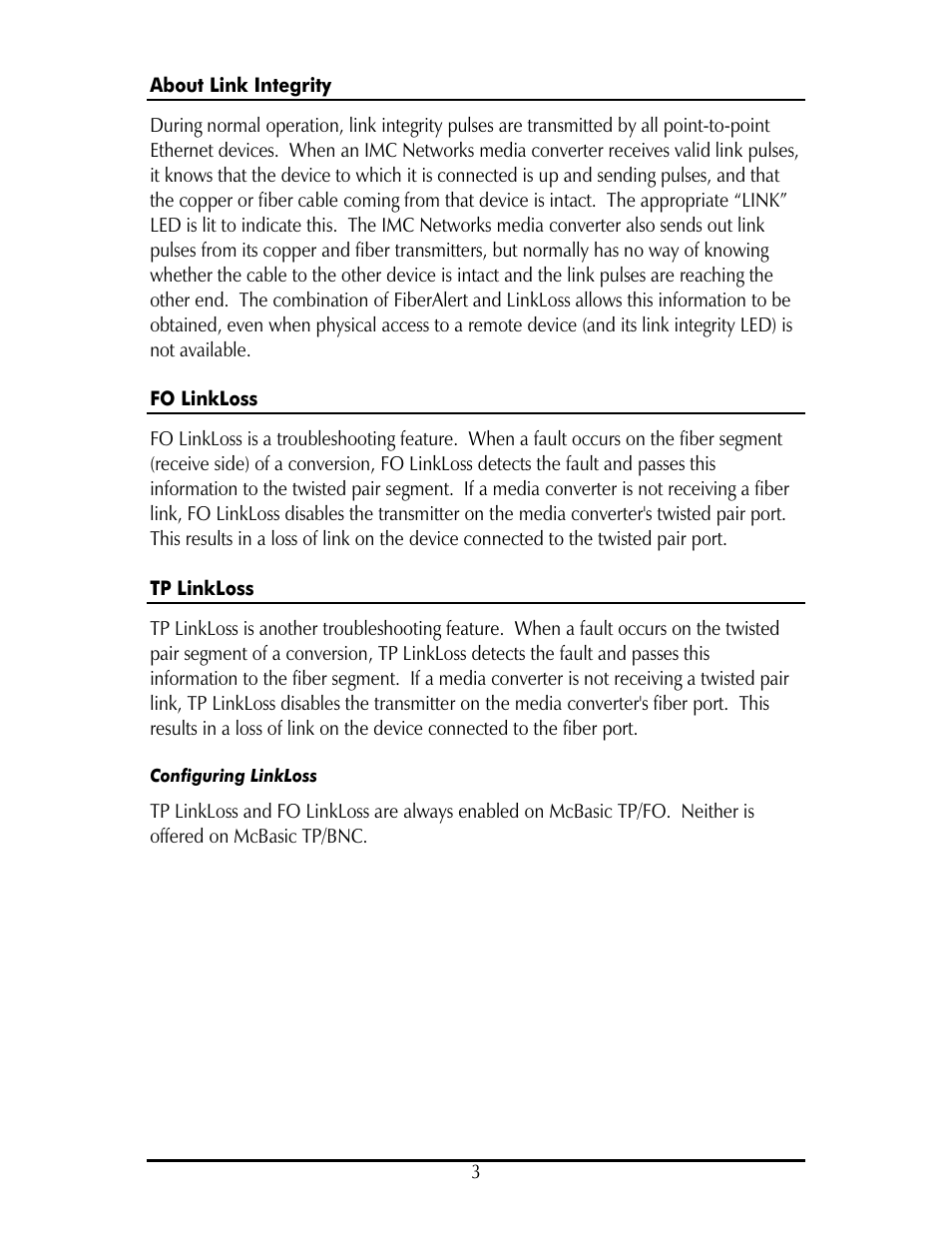 IMC Networks TP/FO & TP/BNC User Manual | Page 7 / 16