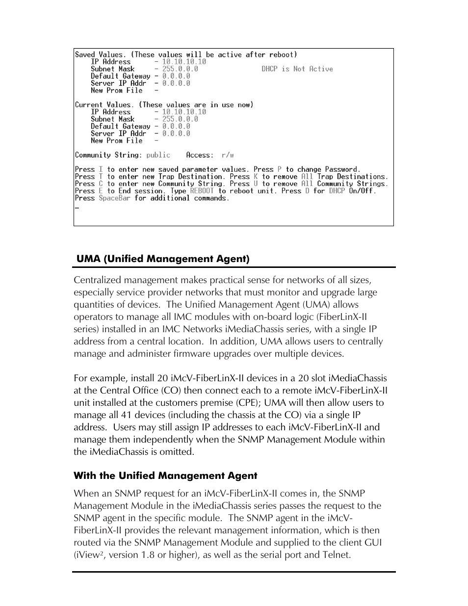 IMC Networks Management Module SNMP User Manual | Page 16 / 24