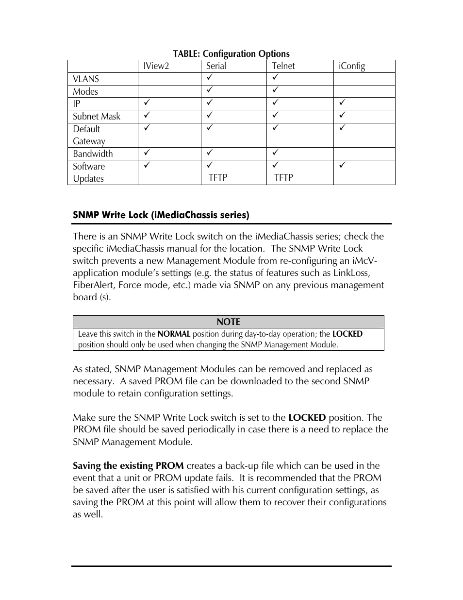 IMC Networks Management Module SNMP User Manual | Page 6 / 24