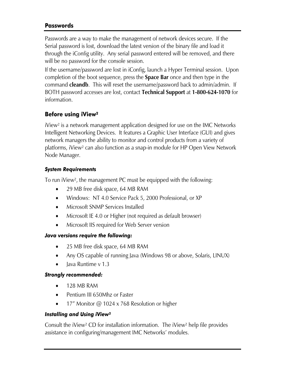 IMC Networks AccessEtherLinx/4 User Manual | Page 23 / 28