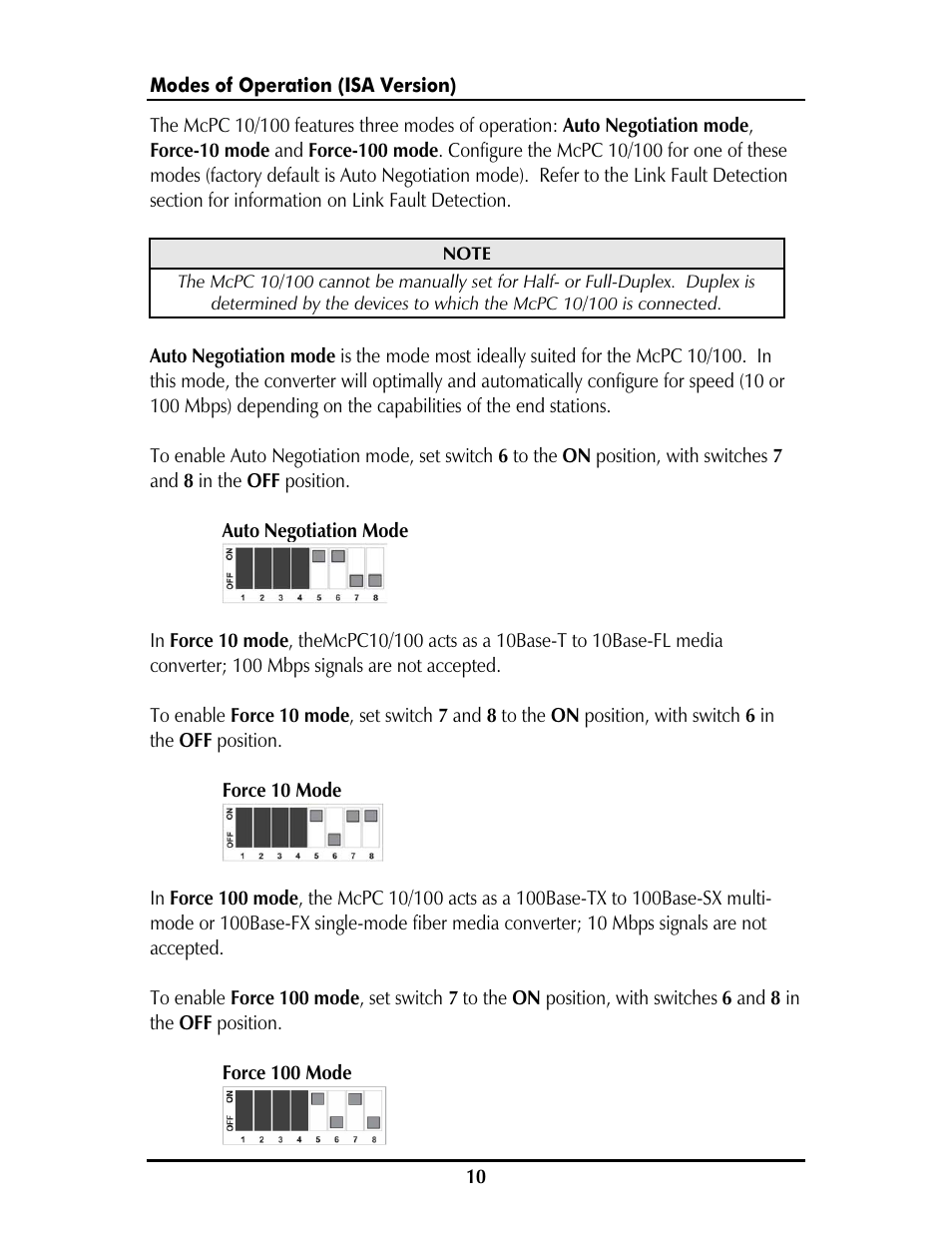 IMC Networks MCPC 10/100 User Manual | Page 13 / 20