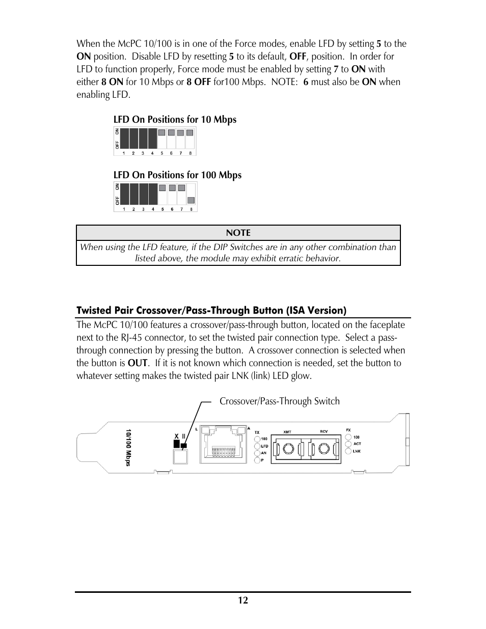 IMC Networks MCPC 10/100 User Manual | Page 15 / 20