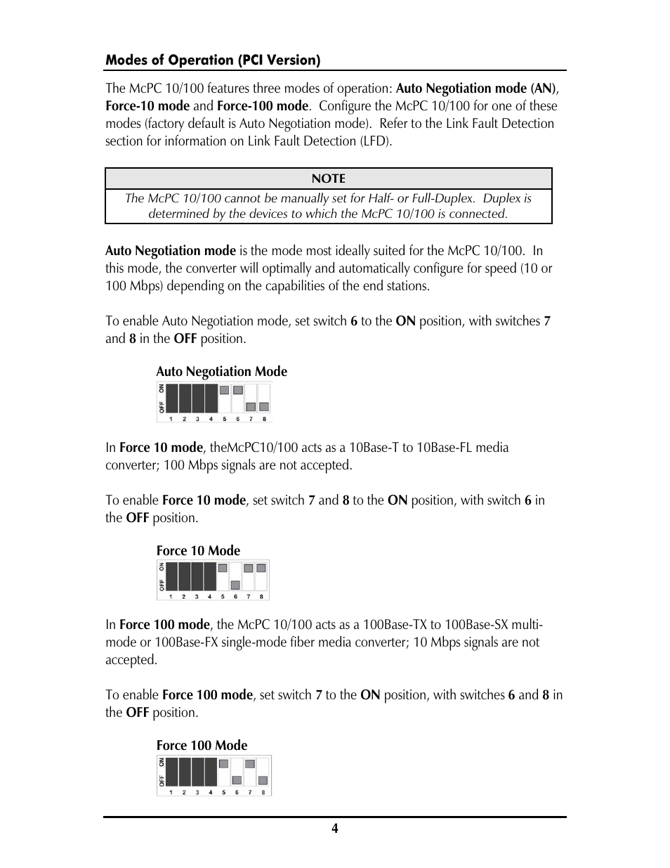 IMC Networks MCPC 10/100 User Manual | Page 7 / 20