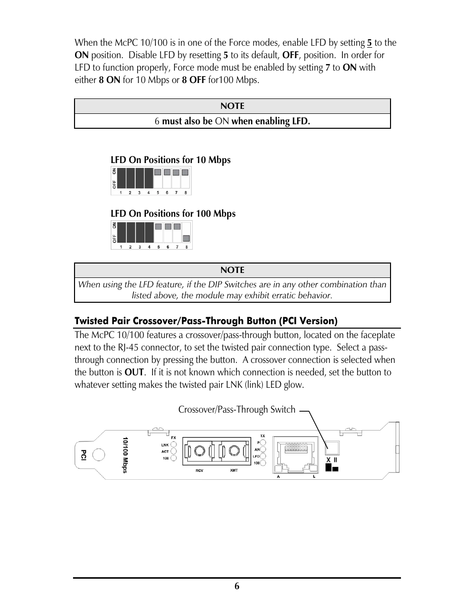 IMC Networks MCPC 10/100 User Manual | Page 9 / 20