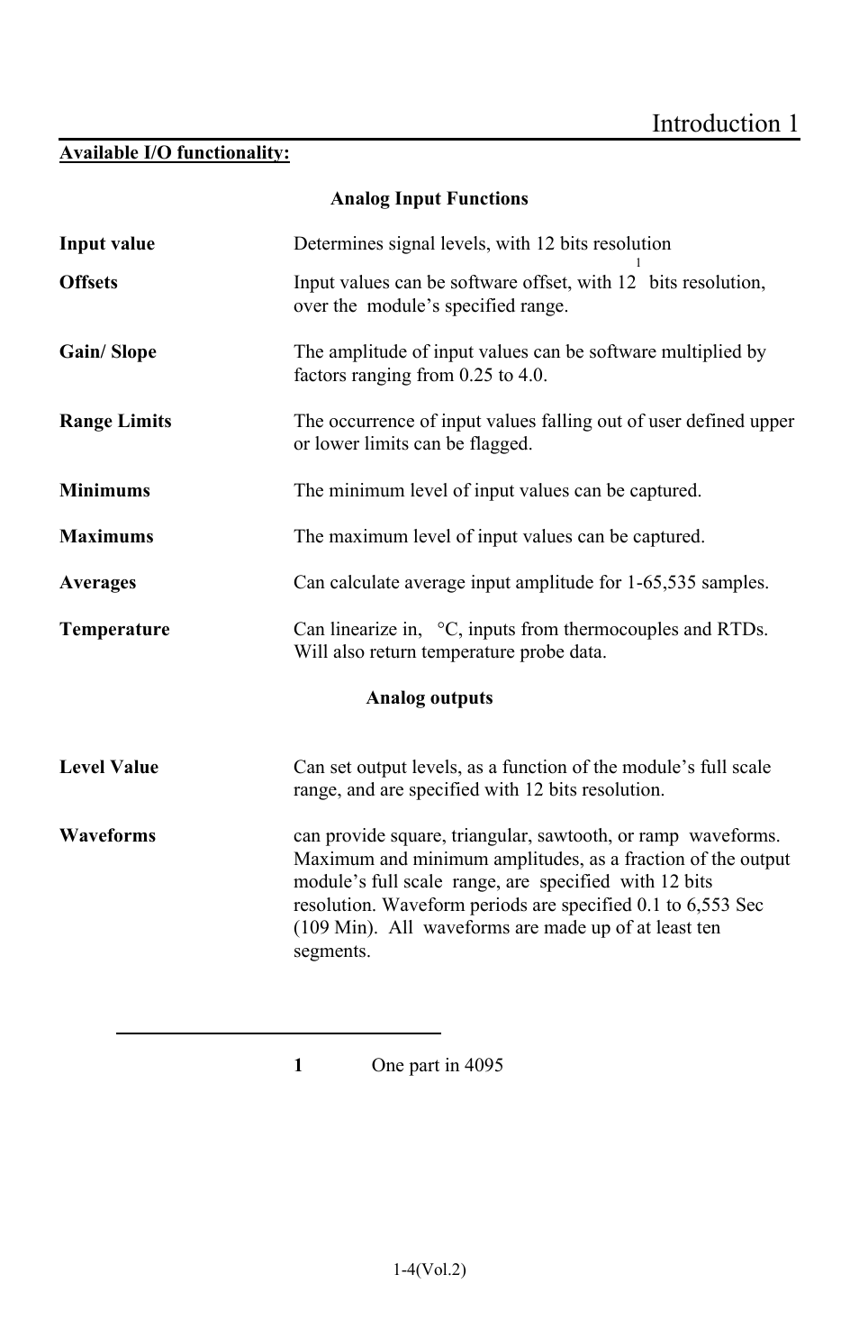 Introduction 1 | I-O Display Systems Basic I/O Product User Manual | Page 50 / 81