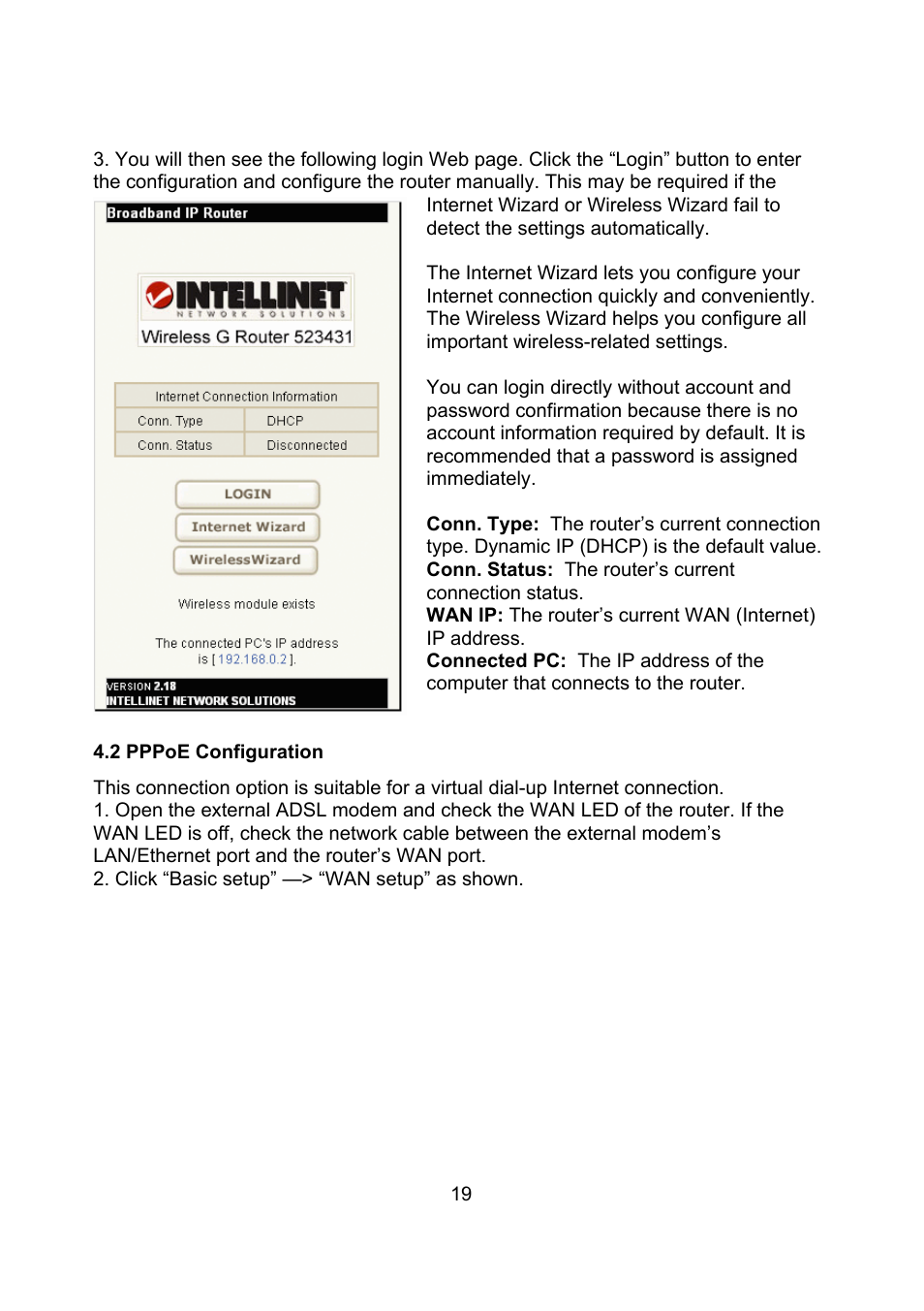 Intellinet Network Solutions Wireless G Broadband Router 523431 User Manual | Page 19 / 64