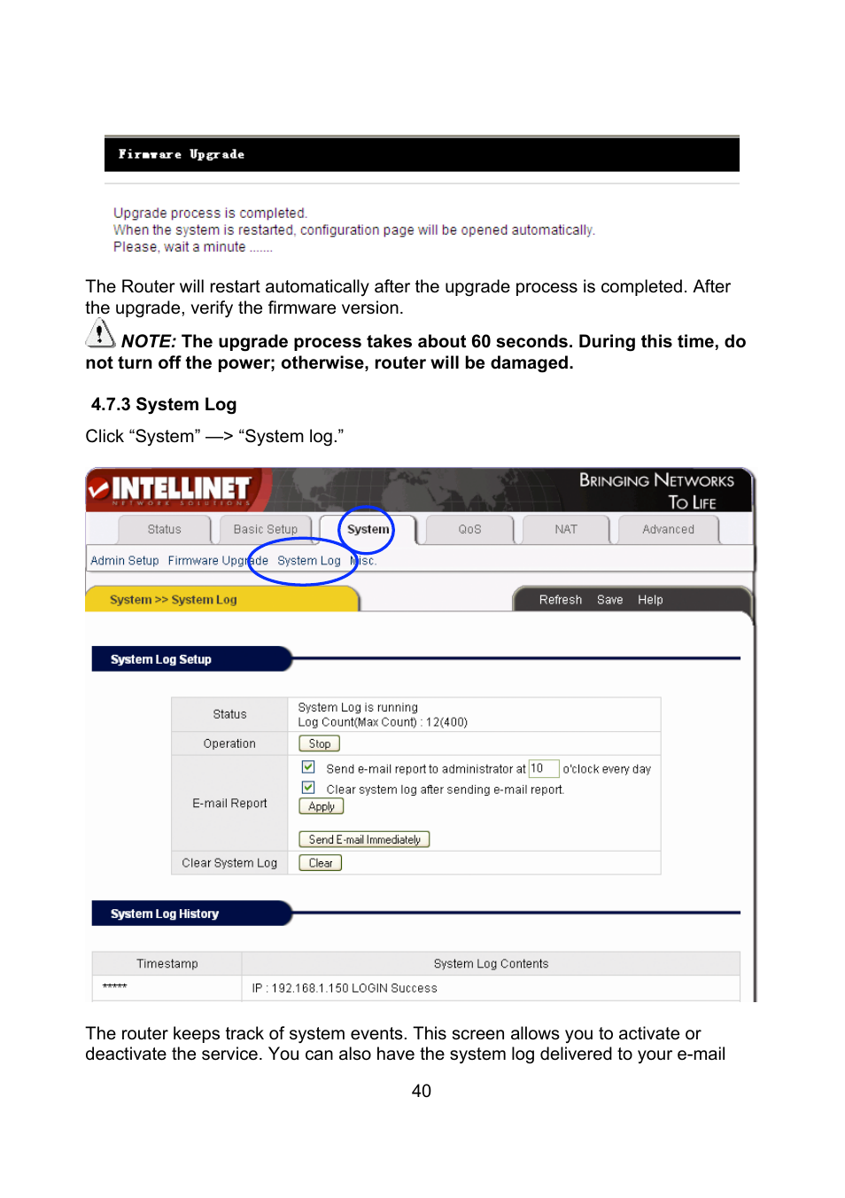 Intellinet Network Solutions Wireless G Broadband Router 523431 User Manual | Page 40 / 64
