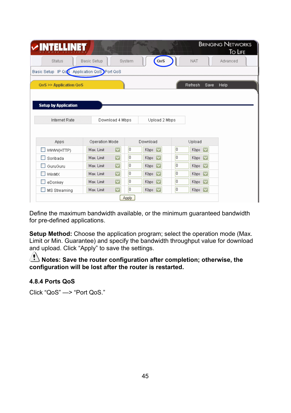 Intellinet Network Solutions Wireless G Broadband Router 523431 User Manual | Page 45 / 64