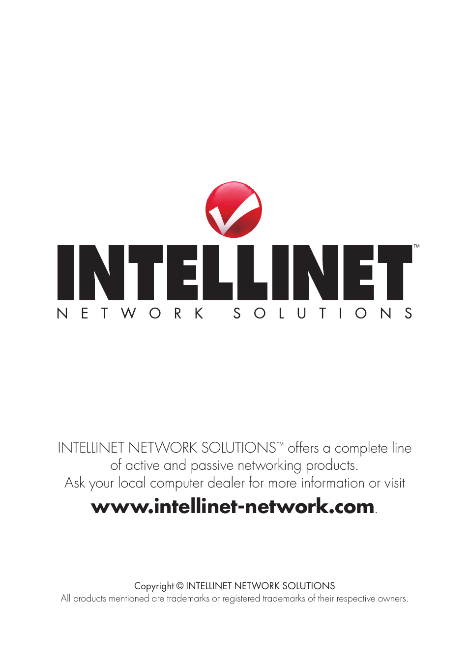 Intellinet Network Solutions Intellinet Gigabit Ethernet Desktop Switch 524117 User Manual | Page 8 / 8
