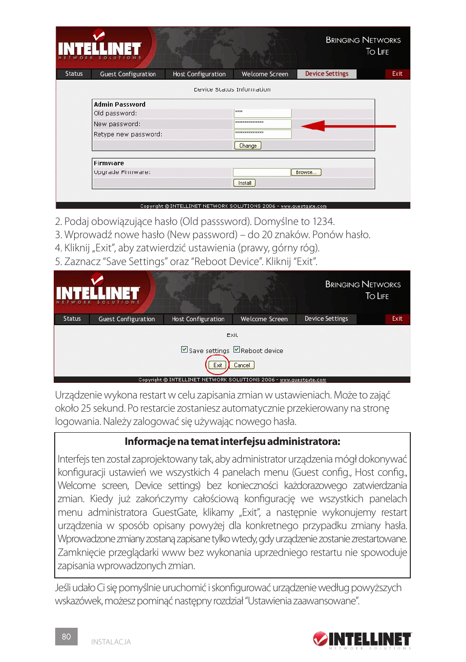 Intellinet Network Solutions GUESTGATETM HOTSPOT GATEWAY 523240 User Manual | Page 80 / 88