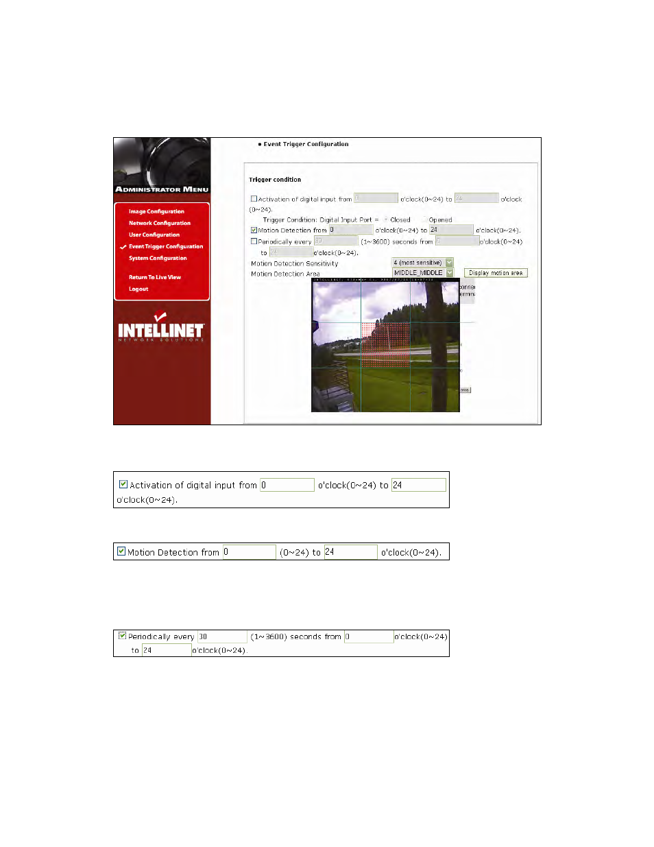 5 event trigger configuration | Intellinet Network Solutions PRO SERIES INT-PSNC-UM-1106-06 User Manual | Page 42 / 128
