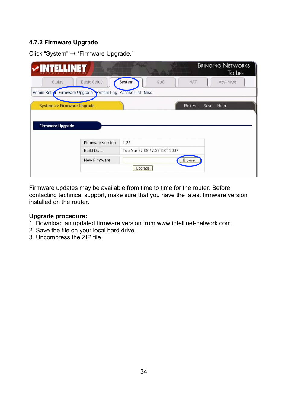 Intellinet Network Solutions 523615 User Manual | Page 34 / 60