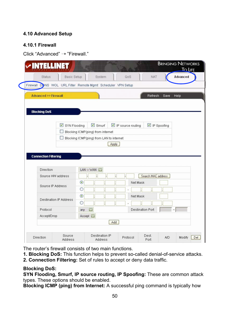 Intellinet Network Solutions 523615 User Manual | Page 50 / 60