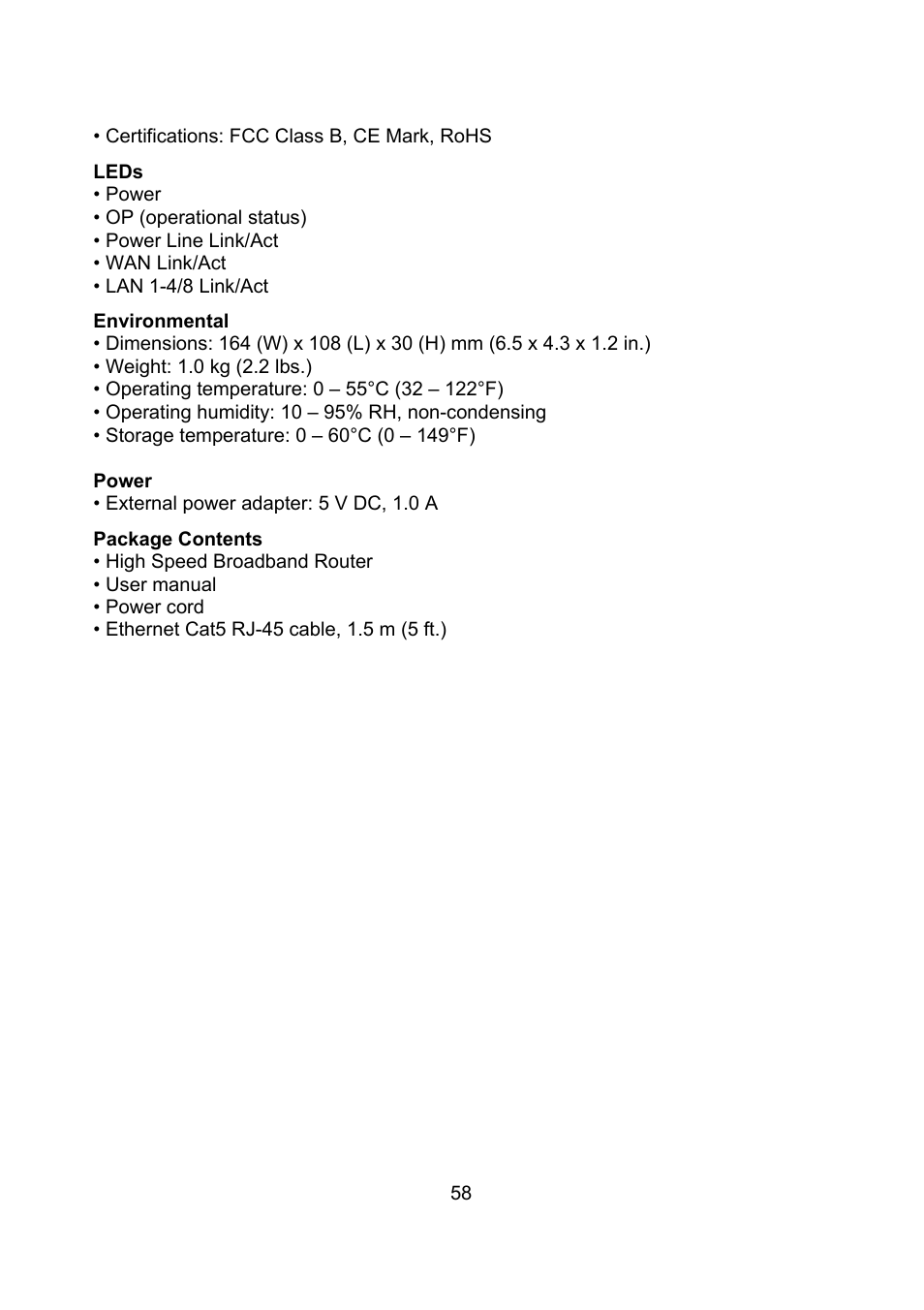 Intellinet Network Solutions 523615 User Manual | Page 58 / 60