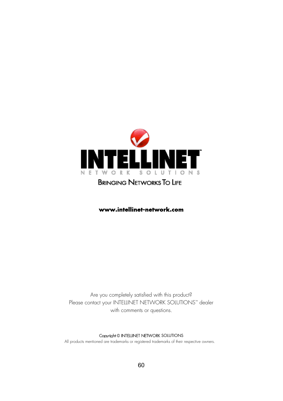 Intellinet Network Solutions 523615 User Manual | Page 60 / 60