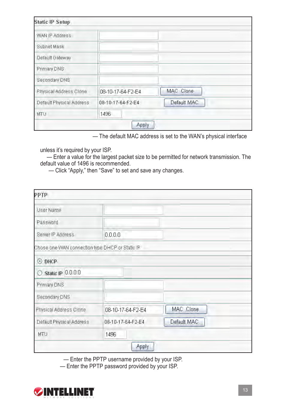 Intellinet Network Solutions 524537 User Manual | Page 13 / 24