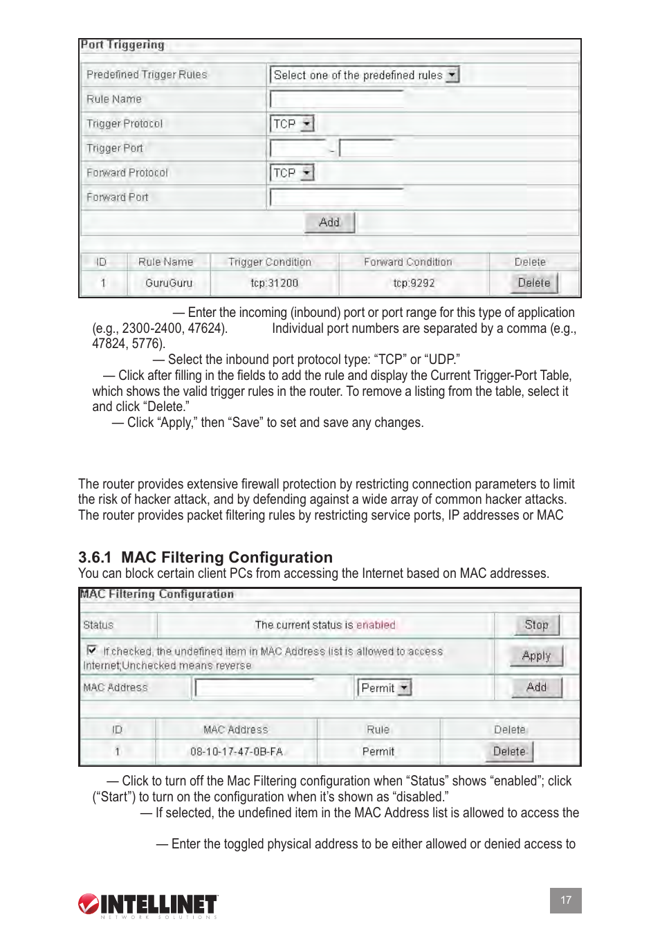 6 firewall | Intellinet Network Solutions 524537 User Manual | Page 17 / 24