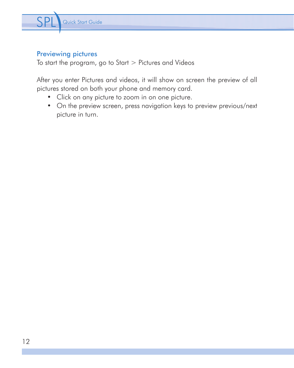 i-mate SPL User Manual | Page 12 / 14