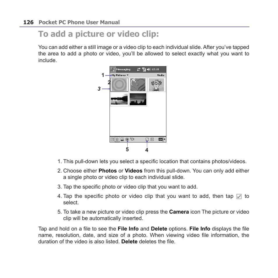 i-mate PM10A User Manual | Page 126 / 200
