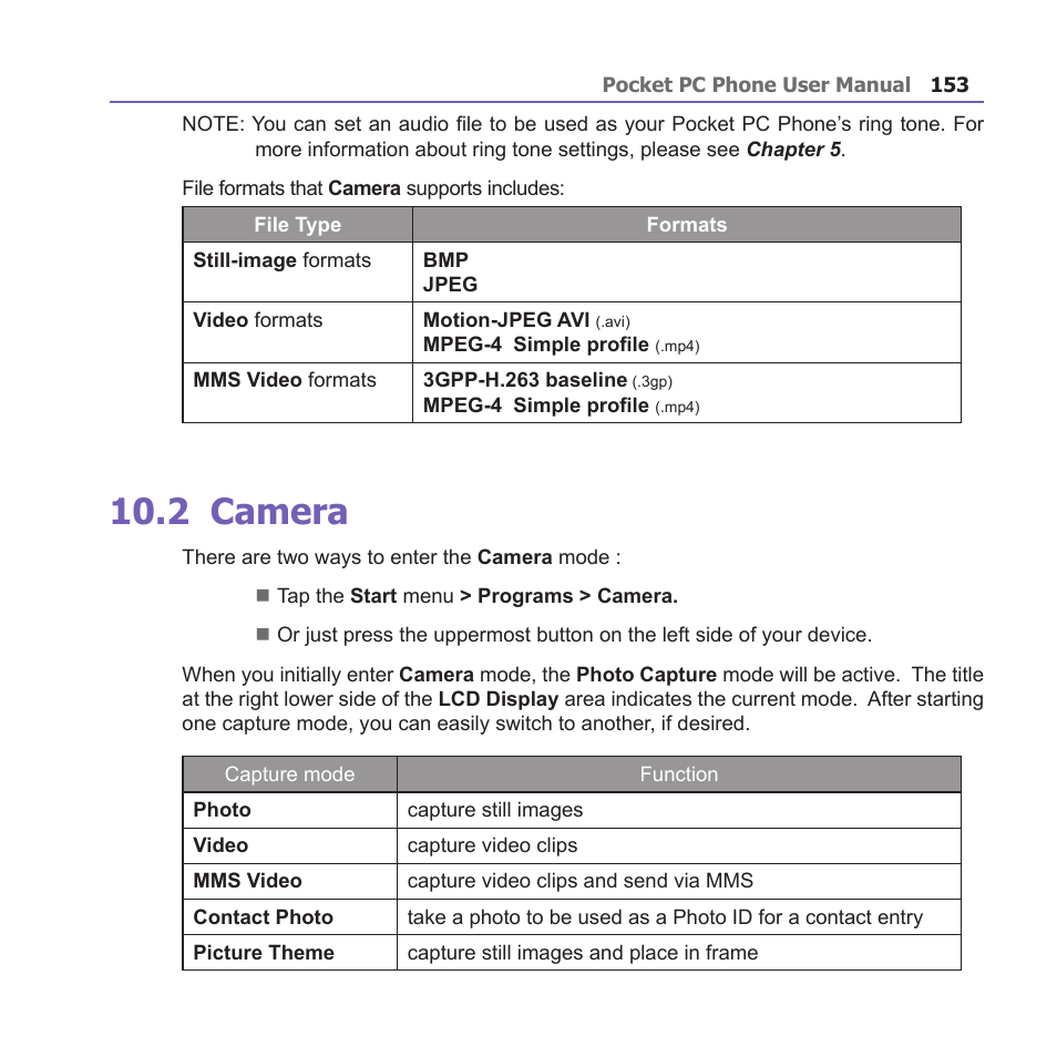 2 camera | i-mate PM10A User Manual | Page 153 / 200