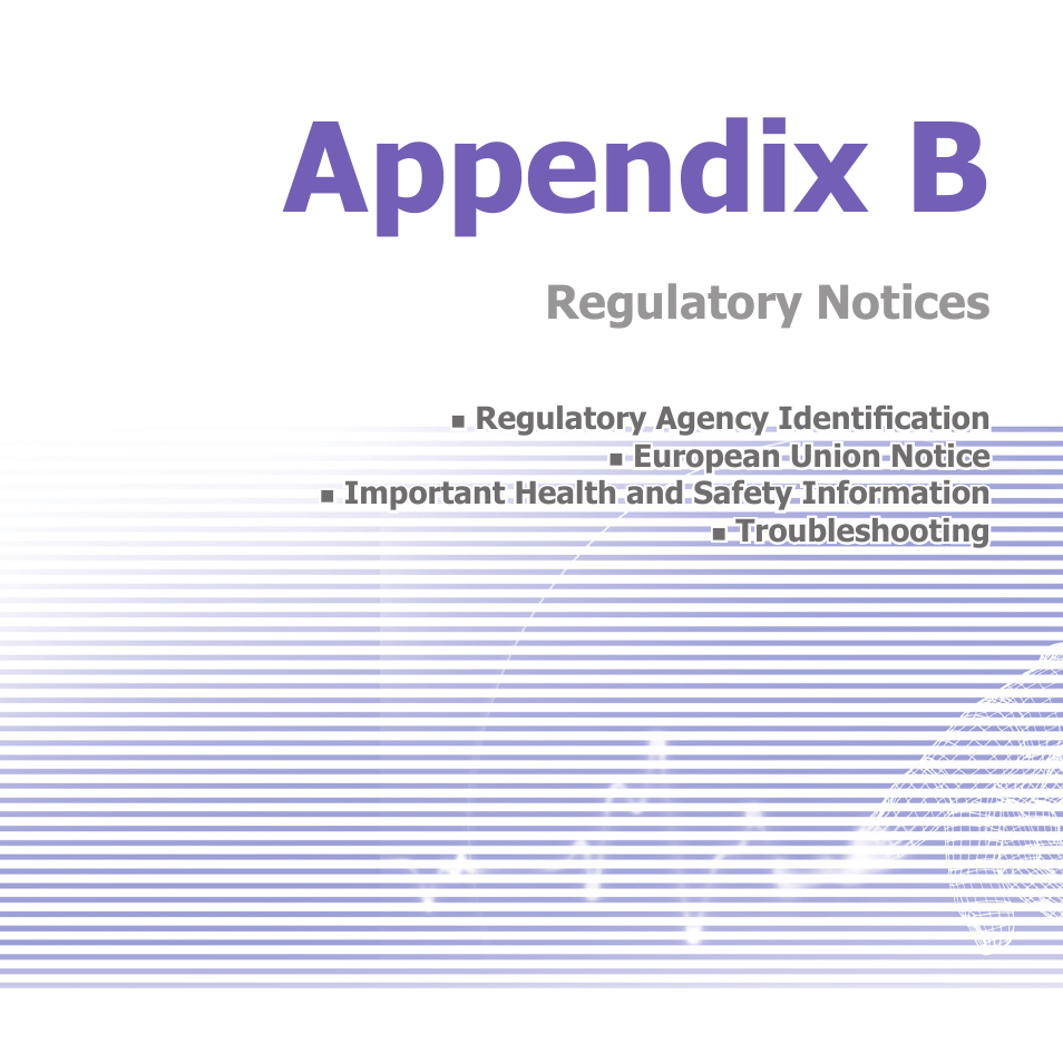 Appendix b, Regulatory notices | i-mate PM10A User Manual | Page 183 / 200
