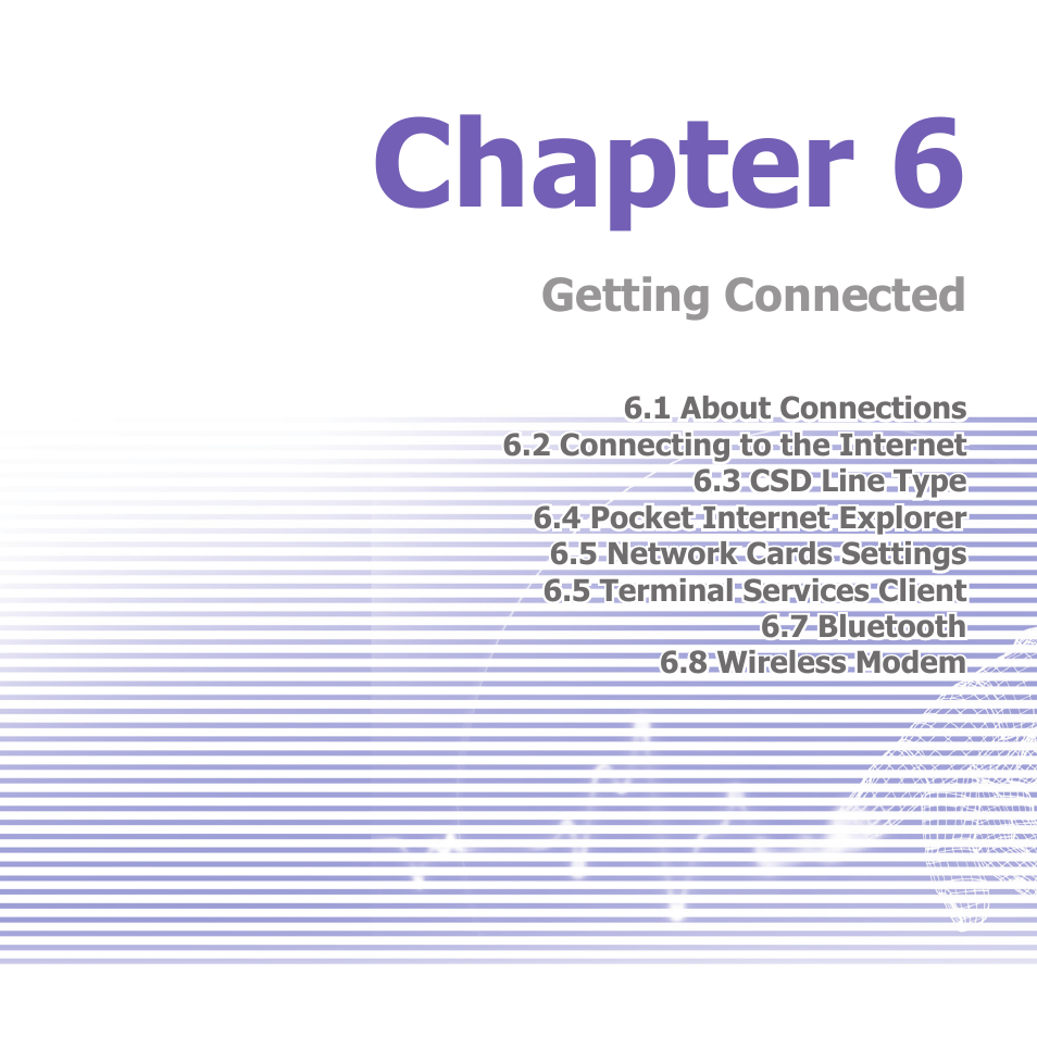 Chapter 6, Getting connected | i-mate PM10A User Manual | Page 87 / 200