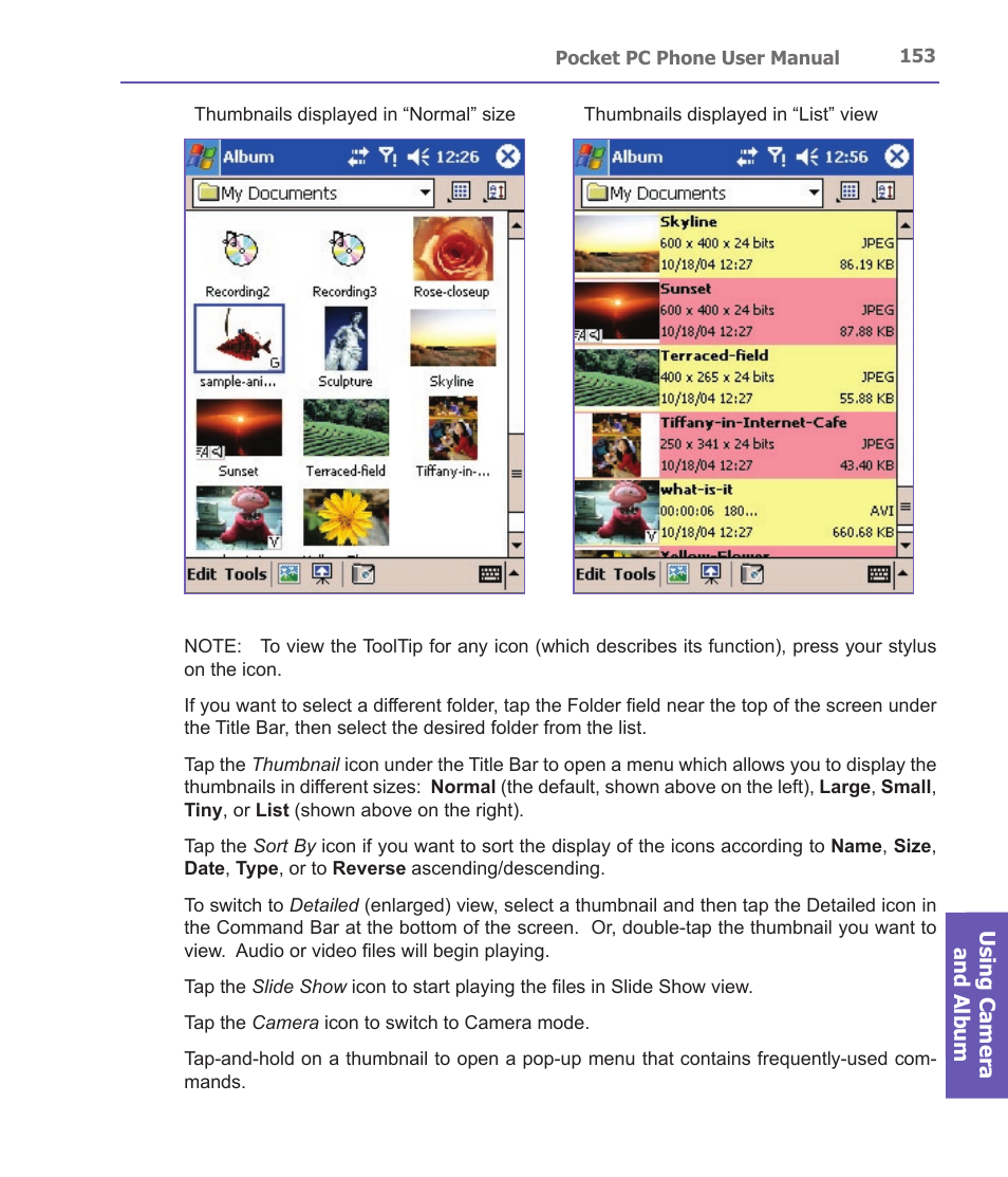 i-mate PDA2 User Manual | Page 153 / 177