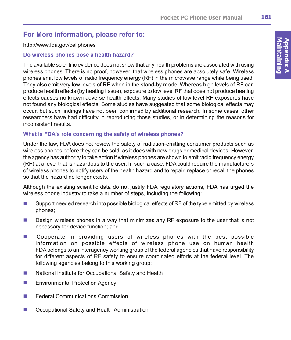 For more information, please refer to | i-mate PDA2K EVDO User Manual | Page 161 / 176