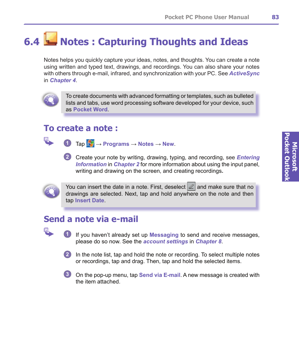 i-mate PDA2K EVDO User Manual | Page 83 / 176