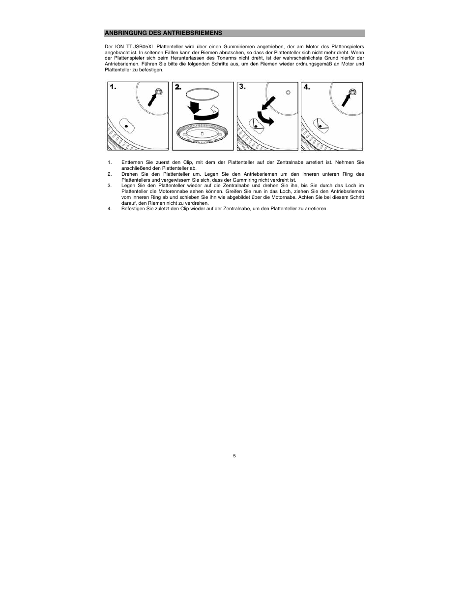 ION Audio TTUSB05XL User Manual | Page 7 / 12