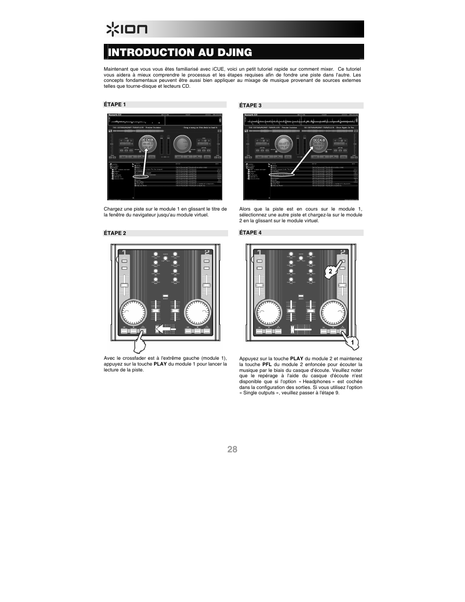 Introduction au djing | ION iCUE User Manual | Page 28 / 56