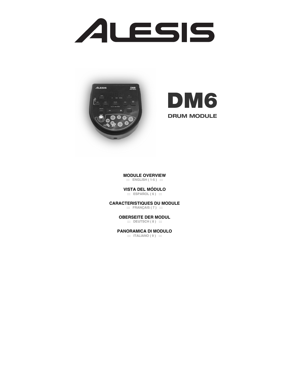 ALESIS DM6 User Manual | 12 pages