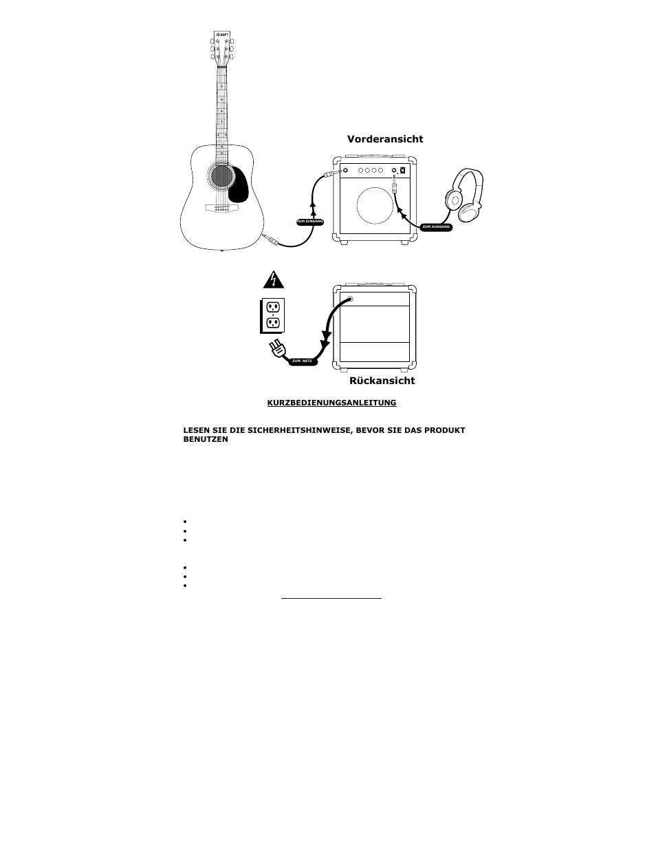 Rϋckansicht vorderansicht | ION iAEG04 User Manual | Page 14 / 20