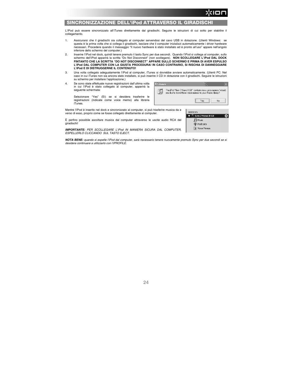 ION Audio iProfile User Manual | Page 25 / 32