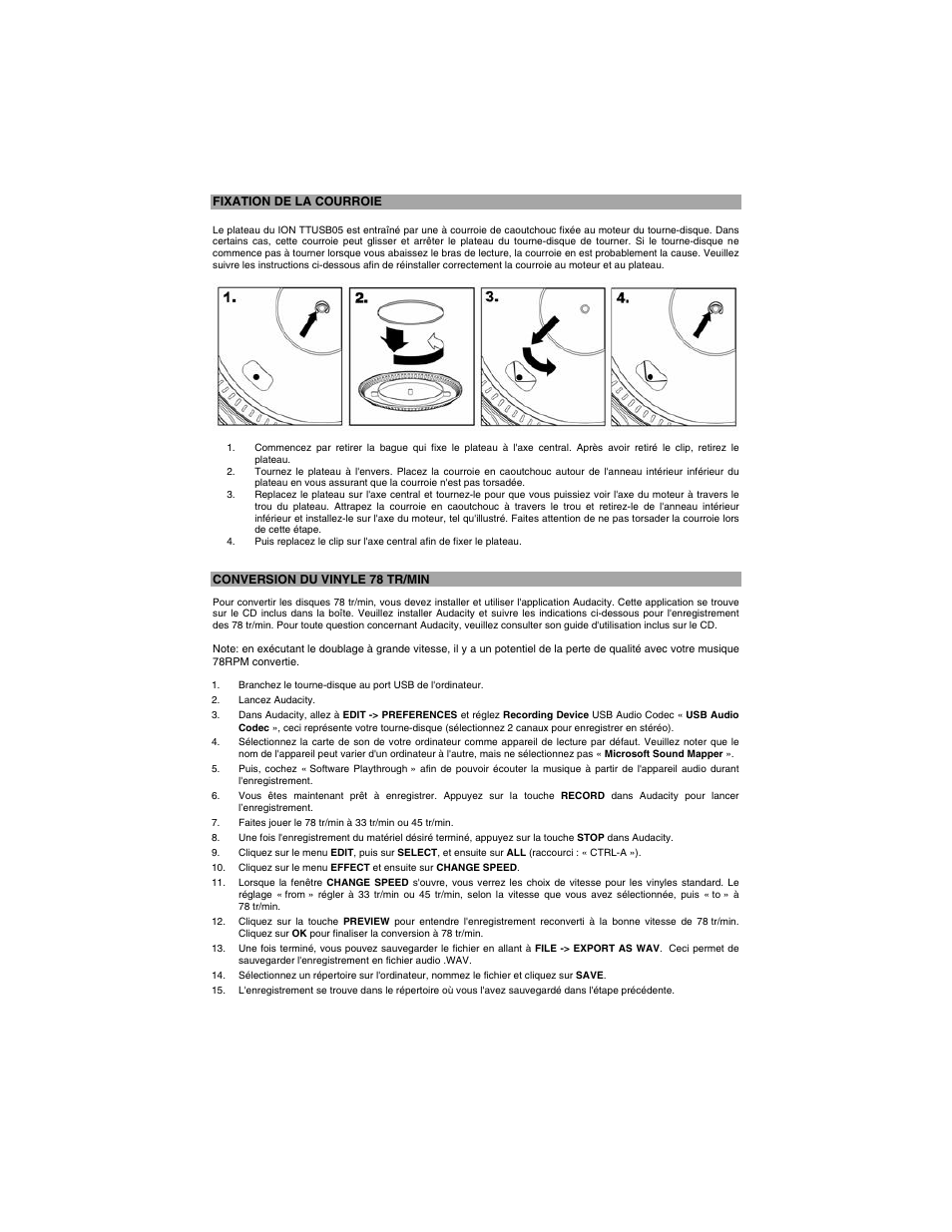 ION TTUSB05 User Manual | Page 9 / 12