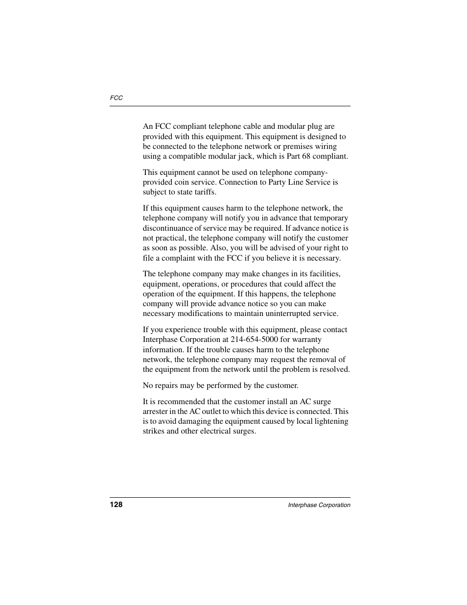 Interphase Tech iSPAN 5535 PRI User Manual | Page 148 / 168