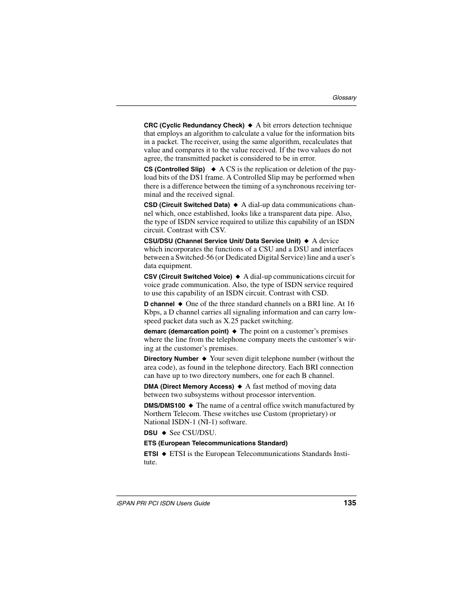 Interphase Tech iSPAN 5535 PRI User Manual | Page 155 / 168