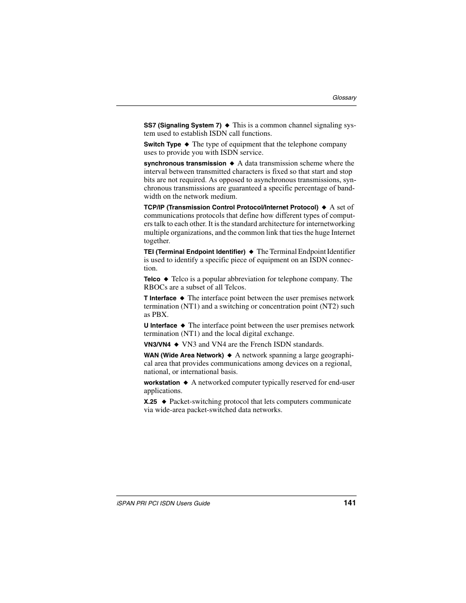 Interphase Tech iSPAN 5535 PRI User Manual | Page 161 / 168